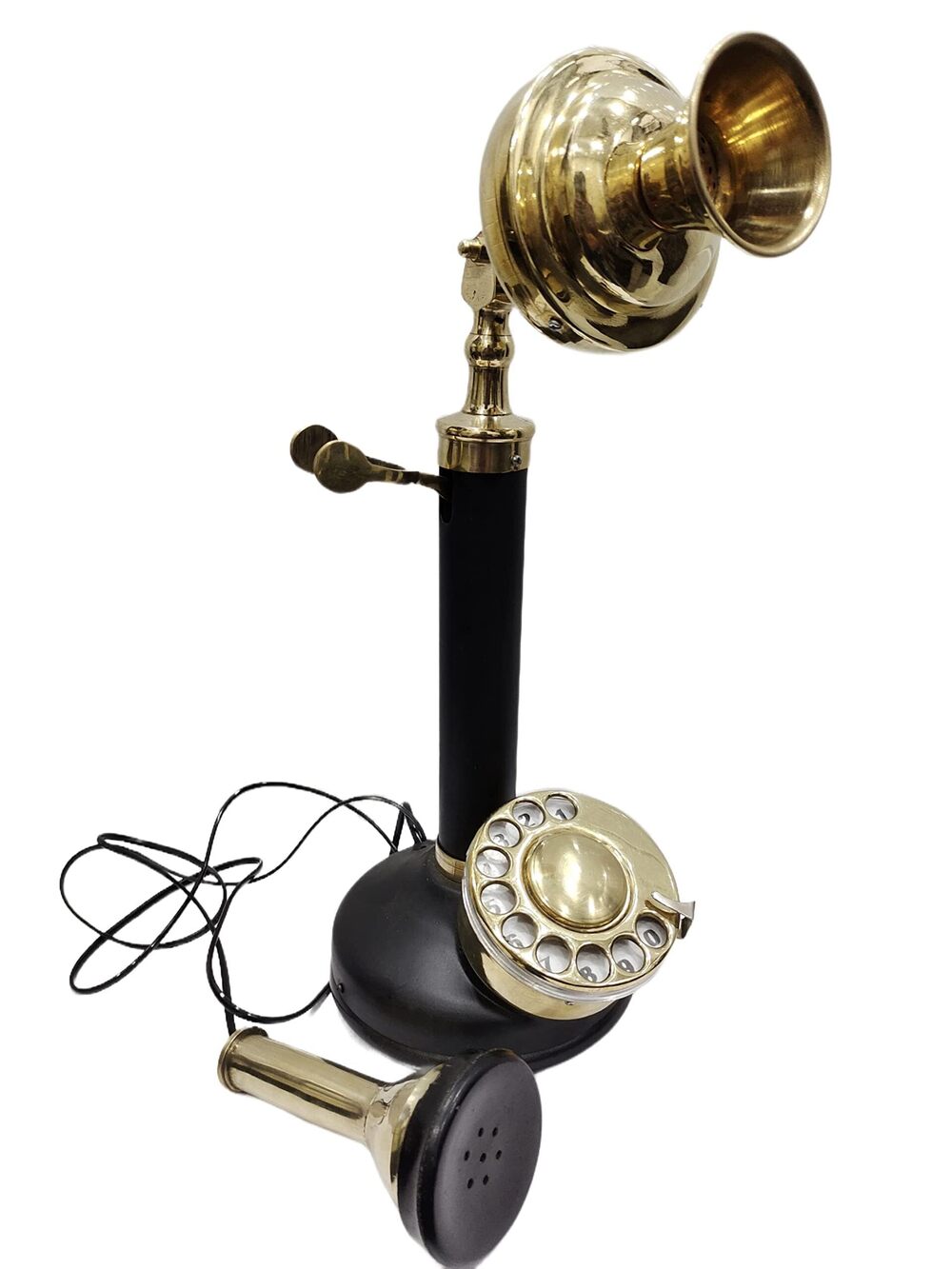 2942 Vintage Modern Look Old Retro Candlestick Telephone Ornamental Phone